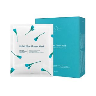 Korean Beauty Skincare -HYGGEE-Relief Blue Flower Mask Set 35ml x 10 pcs