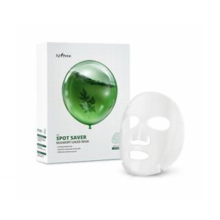 Korean Beauty Skincare -Isntree-Spot Saver Mugwort Gauze Mask Set 10pcs 23g x
