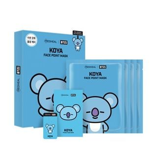 Korean Beauty Skincare -Mediheal-BTS BT21 Face Point Mask Set (7 Types) KOYA