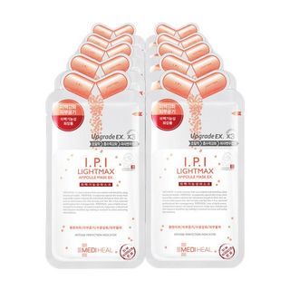 Korean Beauty Skincare -Mediheal-I.P.I Lightmax Ampoule Mask EX Set 10 pcs