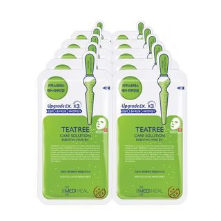 Korean Beauty Skincare -Mediheal-Tea Tree Care Solution Essential Mask EX Set 10 pcs