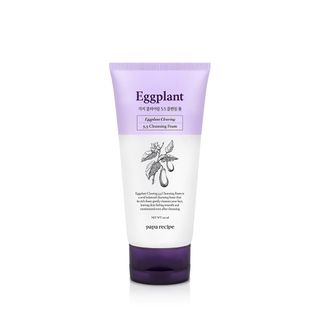 Korean Beauty Skincare -Papa Recipe-Eggplant Clearing 5.5 Cleansing Foam 120ml