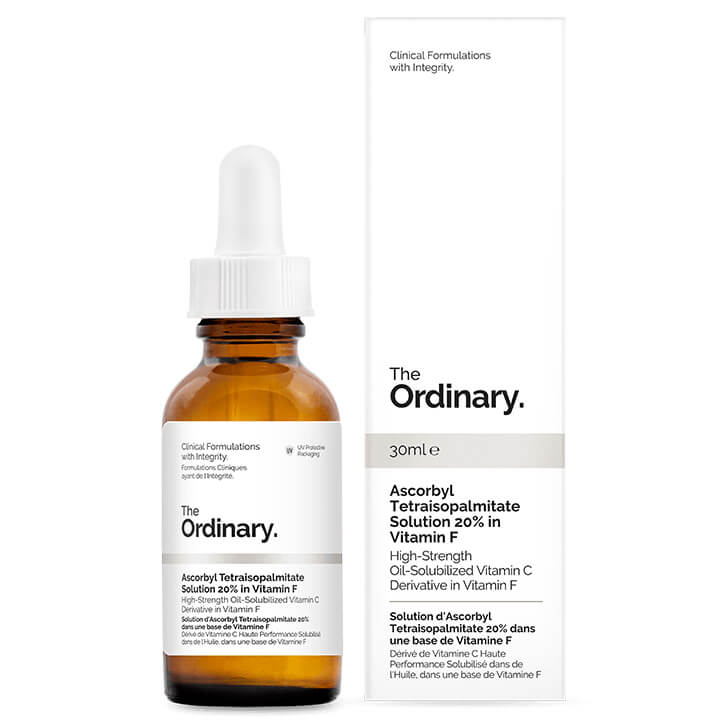 GlowingGorgeous -The Ordinary-Ascorbyl Tetraisopalmitate Solution 20% in Vitamin F 30ml