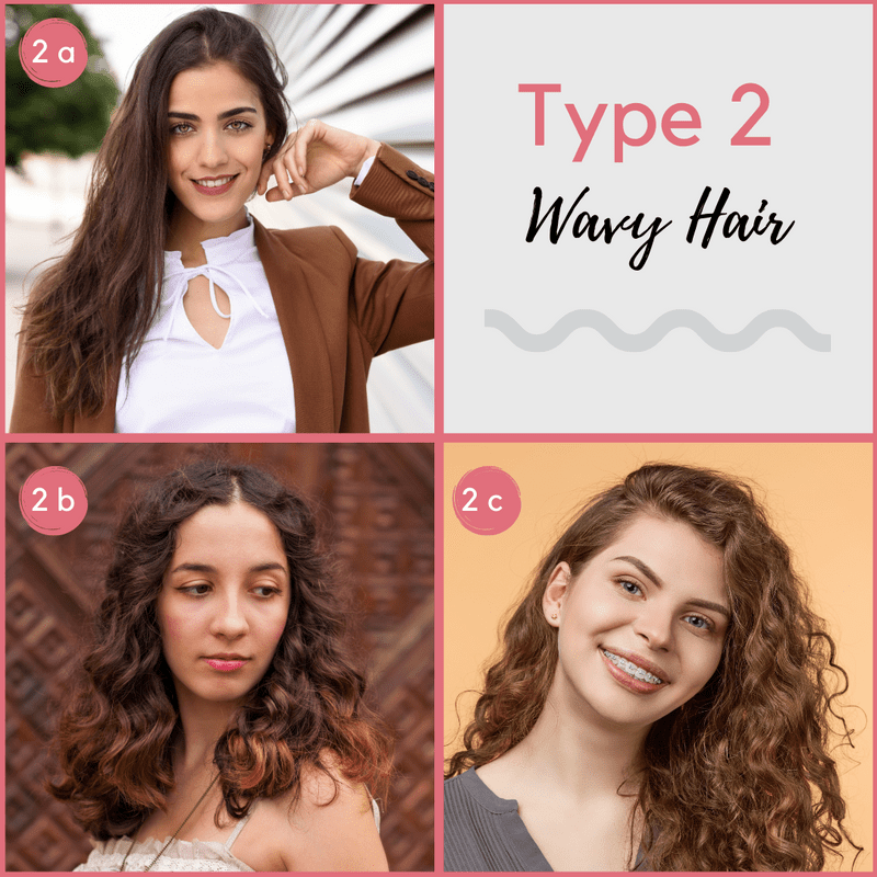 Unique hair curl type 2 Wavy Hair