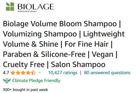 Biolage-Volume-Bloom-Shampoo-great-reviews-and-sales-on-Amazon